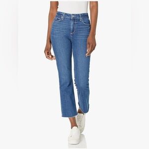 NWT Paige Women’s Jeans Vintage Colette Size 29 Raw Hem‎ Highrise Cropped Flare